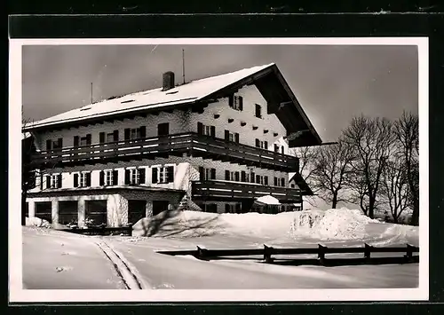 AK Miesbach, Berghotel Stadelberg im Winter