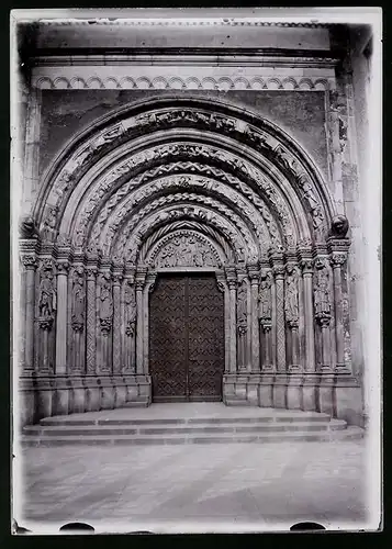 Fotografie Brück & Sohn Meissen, Ansicht Freiberg i. Sa., Blick auf die goldene Pforte des Doms