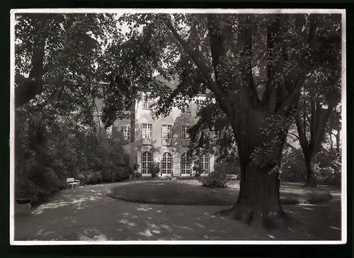 Fotografie Brück & Sohn Meissen, Ansicht Mutzschen i. Sa., Blick auf den Gartensaal der Jugendschule