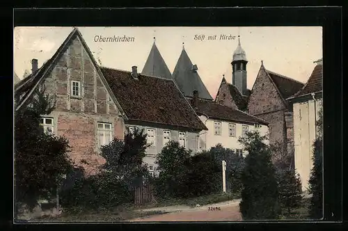 AK Obernkirchen, Stift mit Kirche