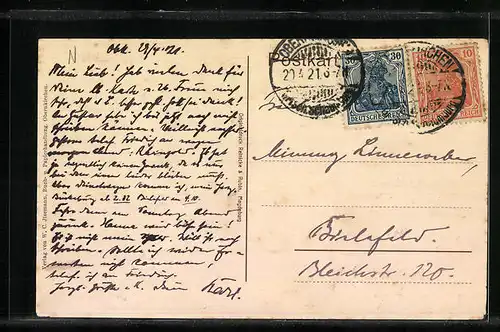 AK Obernkirchen, Stift mit Kirche