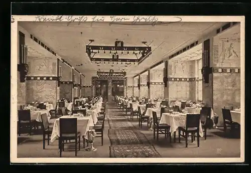 AK Berlin, Gasthaus Weinhaus Rheingold am Potsdamer Platz, Innenansicht