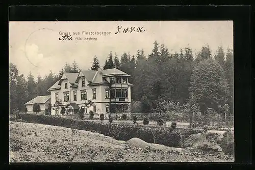 AK Finsterbergen, Hotel Villa Ingeborg