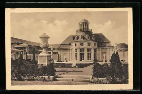 AK Leipzig, Internationale Baufachausstellung mit Sonderausstellungen 1913, Dresdner Haus