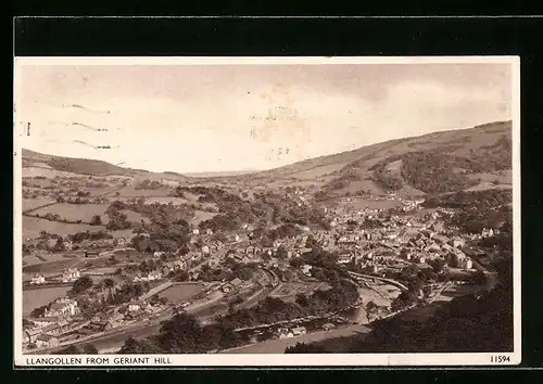 AK Llangollen, View from Geriant Hill