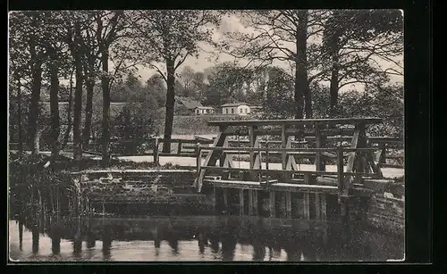 AK Trittau, Mühlenteich-Brücke