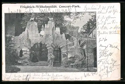 AK Berlin, Friedrich-Wilhelmststädt. Concert-Park