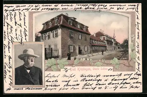 AK Bad Kissingen, Obere Saline, Bismarcks Wohnung