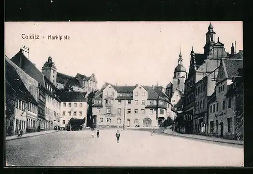 AK Colditz, Marktplatz