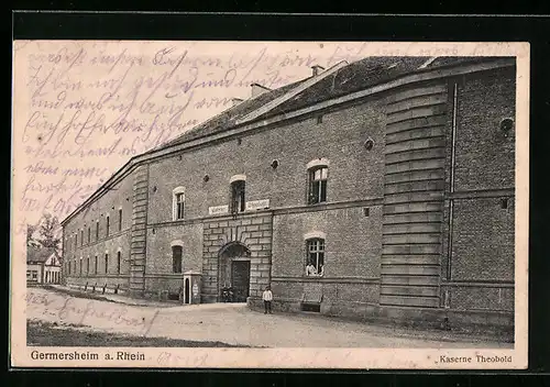 AK Germersheim a. Rhein, Kaserne Theobold