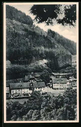 AK Calmbach bei Wildbad, Gasthaus zum Bahnhof
