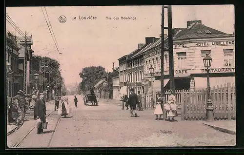 AK La Louvière, Rue des Houdengs
