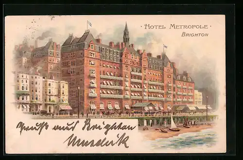 AK Brighton, Hotel Metropole
