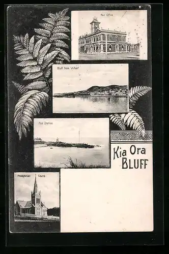 AK Bluff, Kia Ora, Post Office, Pilot Station, Church