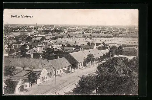 AK Szekesfehervar, Ortsansicht aus der Vogelschau