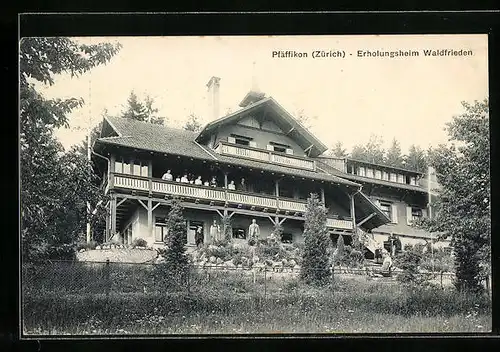 AK Pfäffikon /Zürich, Erholungsheim Waldfrieden