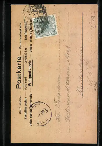 AK König Humbert I. von Italien, Portrait mit schwarzem Rand