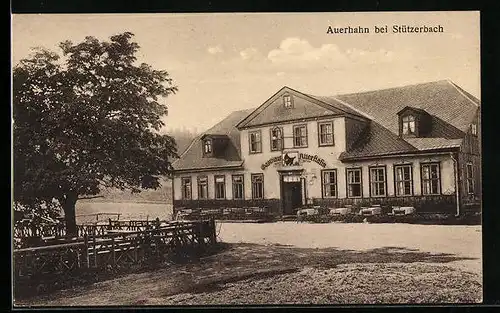 AK Stützerbach, Gasthaus Auerhahn