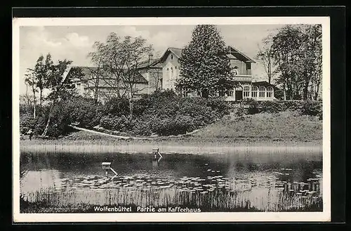 AK Wolfenbüttel, Partie am Kaffeehaus