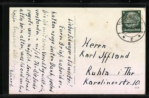 AK Wolfenbüttel, Partie am Kaffeehaus