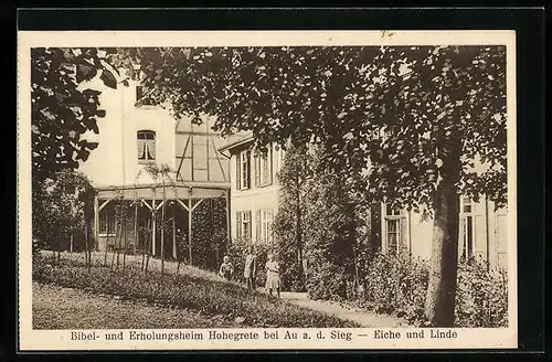 AK Au a. d. Sieg, Bibel- und Erholungsheim Hohegrete