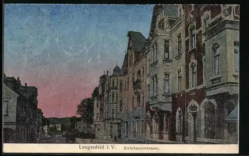 AK Lengenfeld i. V., Partie in der Zwickauerstrasse