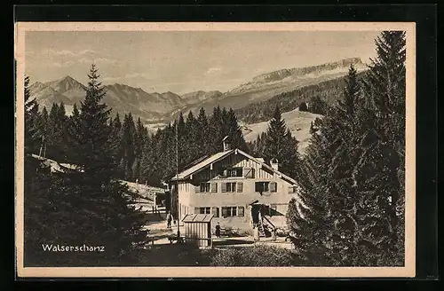 AK Gasthaus Walserschanz im Kleinwalsertal