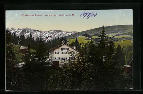 AK Vorarlberg, Gasthaus Walserschanz, Grenzwirtschaft