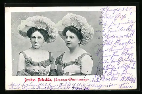 AK Geschwister Nadesha, Gesangs-Duettistinnen