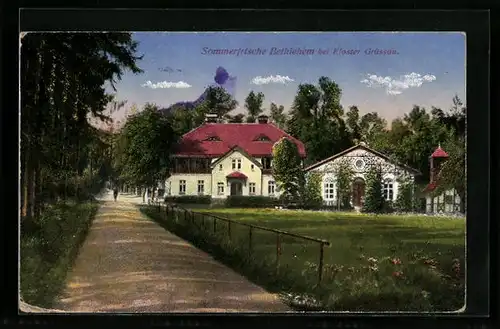 AK Grüssau, Gasthof Bethlehem bei Kloster Grüssau