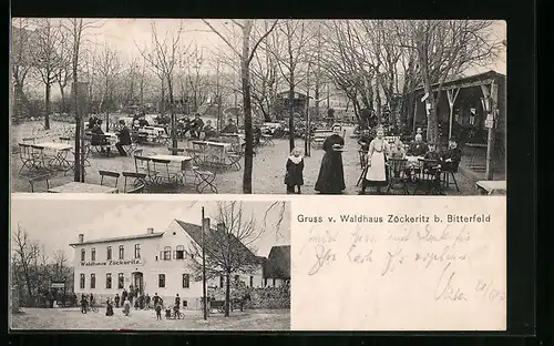 AK Bitterfeld, Gasthof Waldhaus Zöckeritz