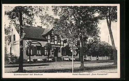 AK Cummersdorf b. Storkow, Hotel-Restaurant zum Kaiserhof