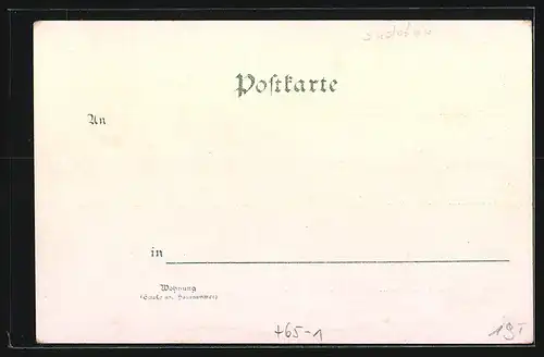 Lithographie Königswartha i. S., Kgl. Anstalt, Bahnhof, Panorama