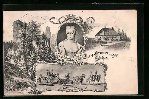 AK Stolpen, Festzug, Geburtshaus