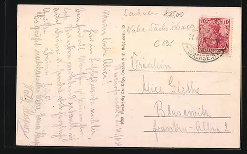 AK Bischofswerda, Bischofs-Platz