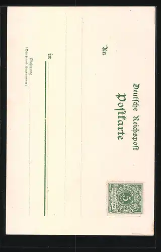 Lithographie Heidelberg, Gasthaus zum Königsstuhl, Aussicht vom Turm, Sternwarte