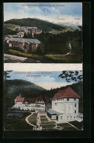 AK Kandern, Friedrichsheim und Luisenheim