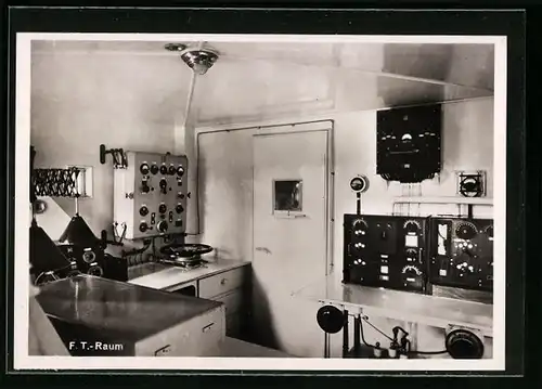 AK F. T.-Raum eines Zeppelin Luftschiffes