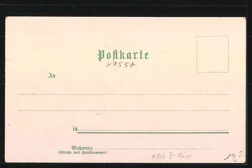 Lithographie Vellberg O. A. Hall, Teilansicht, Ortspartien