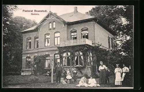 AK Bramstedt /Holstein, Pastorat mit Garten