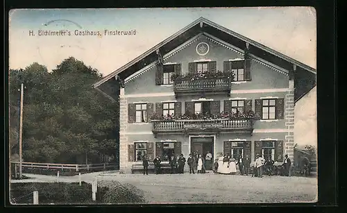 AK Finsterwald, H. Bichlmeiers Gasthaus