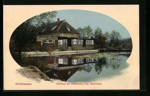 AK Dierkshausen, Gasthaus zur Heideblume von A. Bauermann