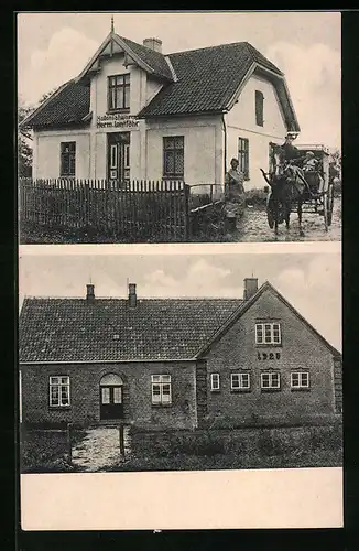 AK Vossköhlen, Kolonialwarenhandlung von Herm. Jentföhr