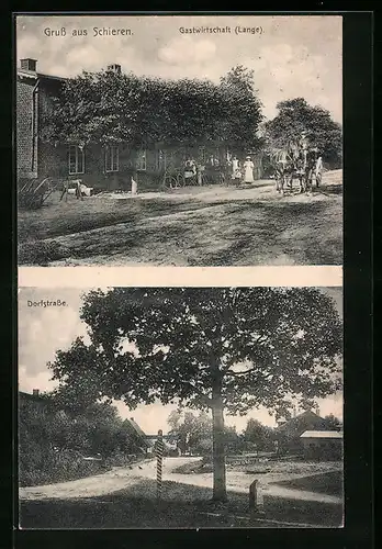 AK Schieren, Gasthaus Lange, Dorfstrasse