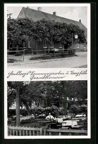AK Grambkermoor, Gasthaus Hansloops Sommergarten und Tanzsäle