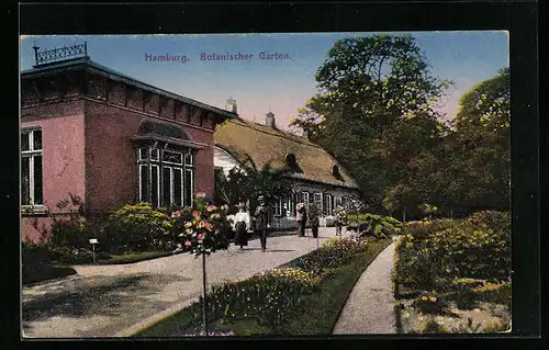 AK Hamburg-St.Pauli, Botanischer Garten