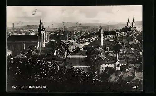 AK Hof, Blick v. Theresienstein