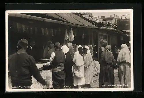 AK Sarajevo, Carsija, Türkinnen beim Kauf