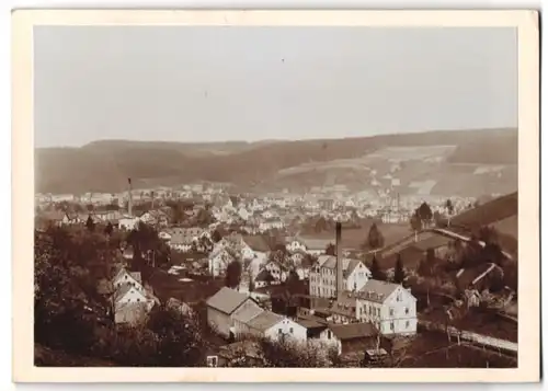Fotografie Brück & Sohn Meissen, Ansicht Olbernhau / Erzg., Ortpartie mit Blick auf den Ortsteil Rungstock