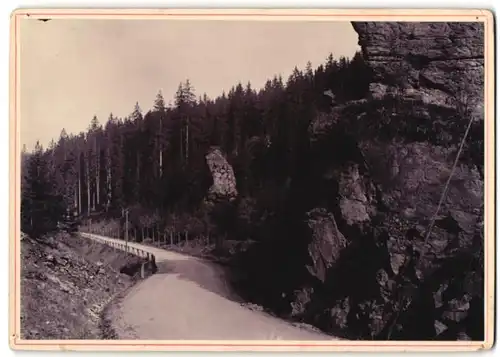 Fotografie Brück & Sohn Meissen, Ansicht Olbernhau / Erzg., Partie am Hohen Stein im Natschungtal